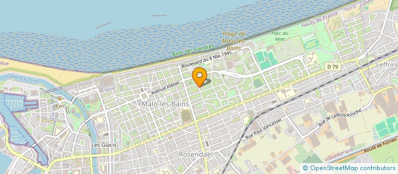 localisation de l'entreprise SCI FJ GAUTIER à DUNKERQUE