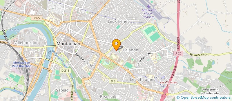 localisation de l'entreprise SCI FJ IMMO  MONTAUBAN