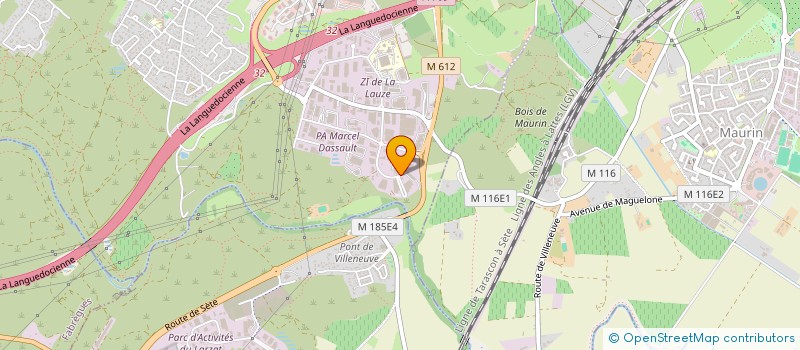 localisation de l'entreprise SCI  FJ2M  SAINT-JEAN-DE-VEDAS