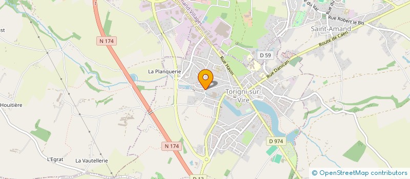 localisation de l'entreprise SCI FJ2M  TORIGNY-LES-VILLES