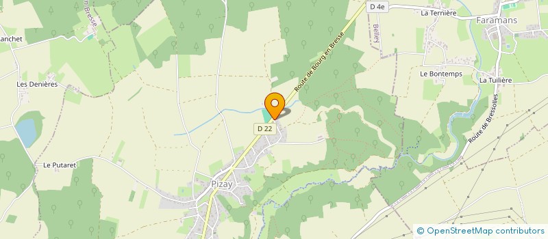 localisation de l'entreprise SCI FJ2N  PIZAY