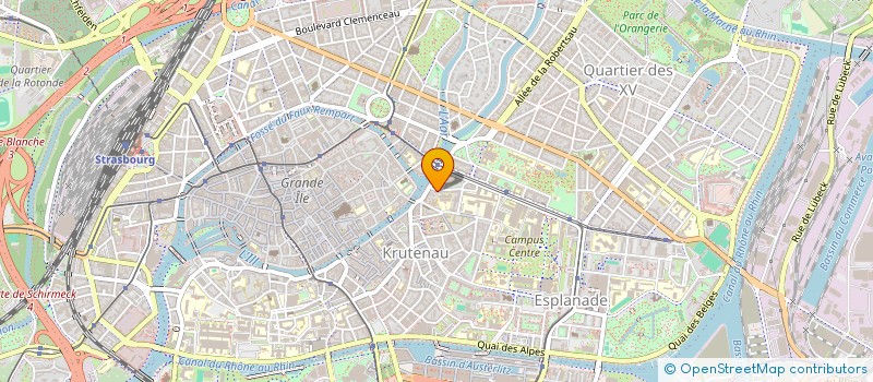 localisation de l'entreprise SCI FJAE  STRASBOURG