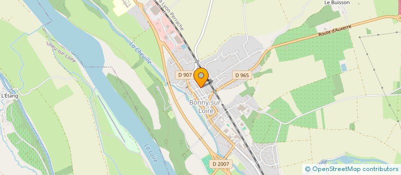 localisation de l'entreprise SCI FJBCS BONNY à BONNY-SUR-LOIRE