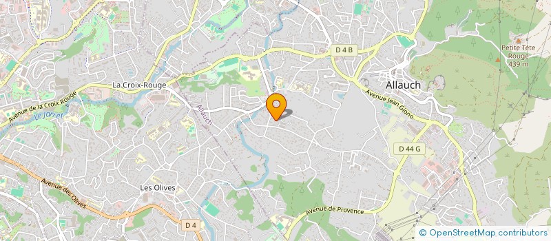 localisation de l'entreprise SCI FJCX  ALLAUCH