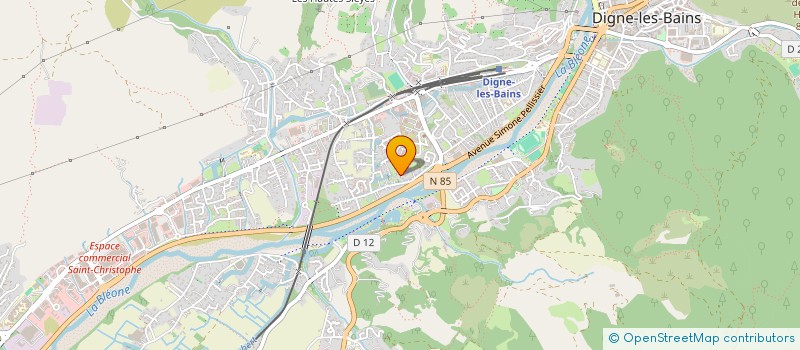 localisation de l'entreprise SCI FJE3M à DIGNE-LES-BAINS