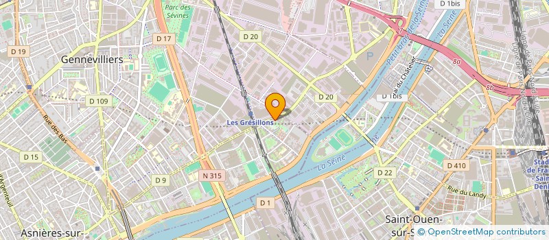 localisation de l'entreprise SCI FJEC à ASNIERES-SUR-SEINE