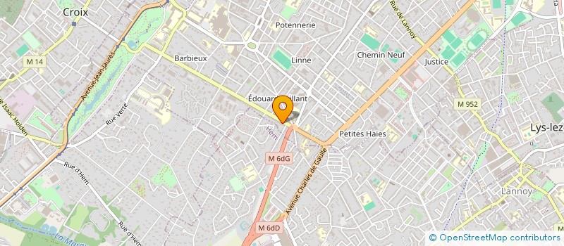 localisation de l'entreprise SCI FJL1  ROUBAIX