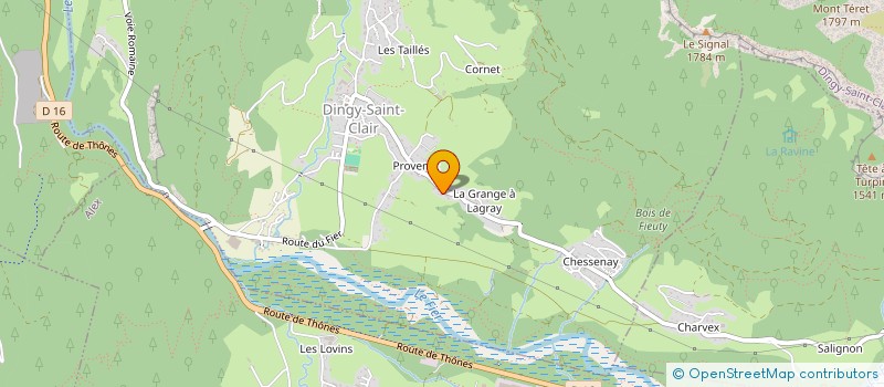 localisation de l'entreprise SCI FJM  DINGY-SAINT-CLAIR