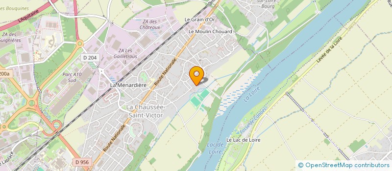 localisation de l'entreprise SCI FJM PATRIMOINE  LA CHAUSSEE-SAINT-VICTOR