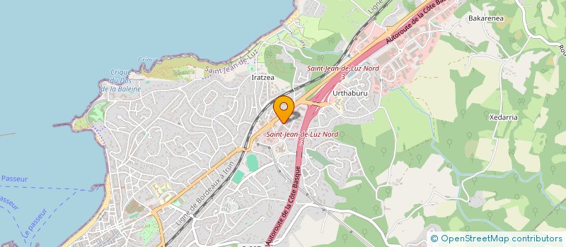 localisation de l'entreprise SCI FJMN  SAINT-JEAN-DE-LUZ