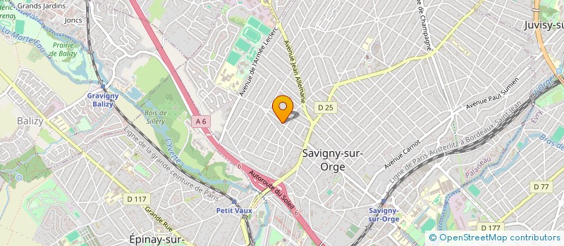 localisation de l'entreprise SCI FJMR à SAVIGNY-SUR-ORGE