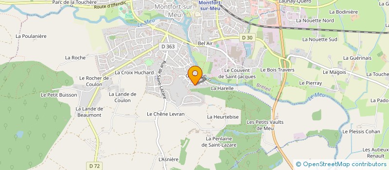 localisation de l'entreprise SCI FJPP  MONTFORT-SUR-MEU