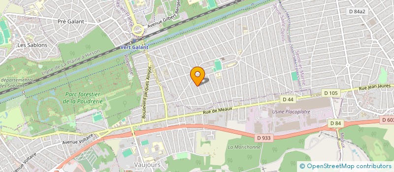 localisation de l'entreprise SCI FJR IMMOBILIER à TREMBLAY-EN-FRANCE