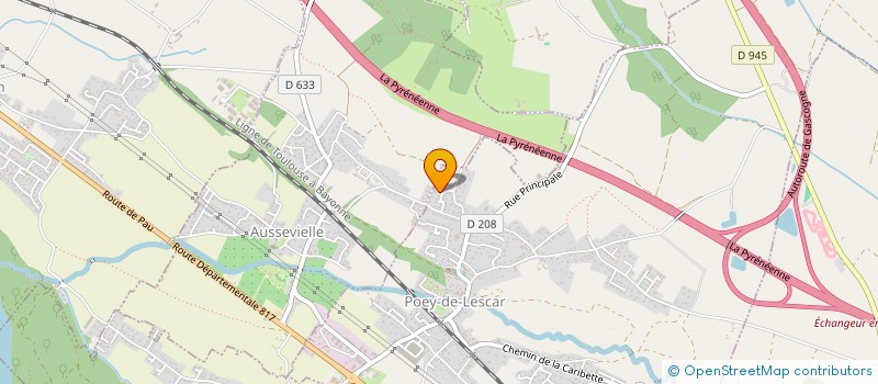 localisation de l'entreprise SCI FK  POEY-DE-LESCAR