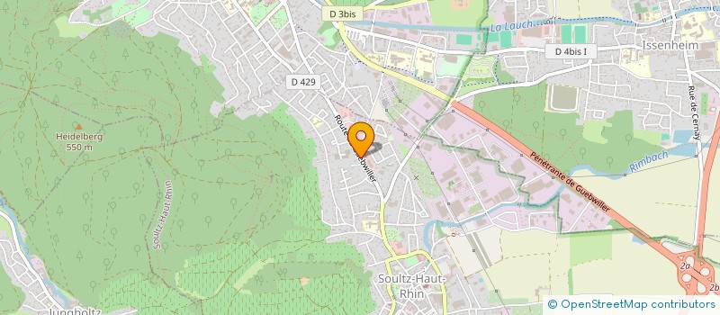 localisation de l'entreprise SCI FK  SOULTZ-HAUT-RHIN