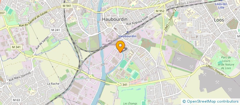 localisation de l'entreprise SCI FK IMMOBILE  HAUBOURDIN