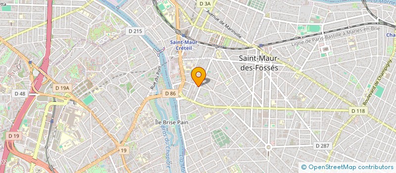 localisation de l'entreprise SCI FK INVEST à SAINT-MAUR-DES-FOSSES