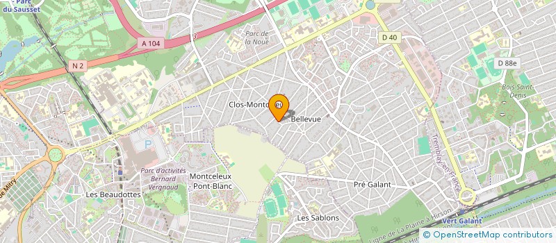 localisation de l'entreprise SCI FK3G à VILLEPINTE