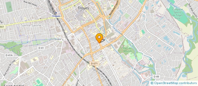 localisation de l'entreprise SCI FKBR à TROYES