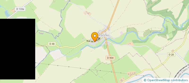 localisation de l'entreprise SCI FKE IMMO  PANNES