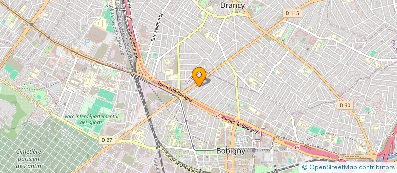 localisation de l'entreprise SCI FKH INVEST  BOBIGNY