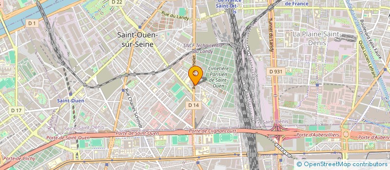 localisation de l'entreprise SCI FKO à SAINT-OUEN-SUR-SEINE