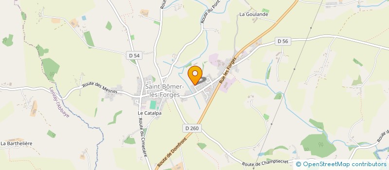 localisation de l'entreprise SCI FKS à SAINT-BOMER-LES-FORGES