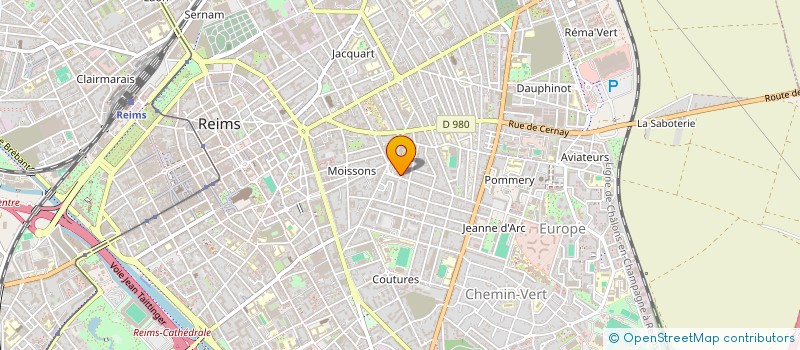 localisation de l'entreprise SCI FL 2000  REIMS