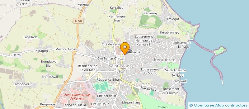 localisation de l'entreprise SCI FL  SAINT-POL-DE-LEON