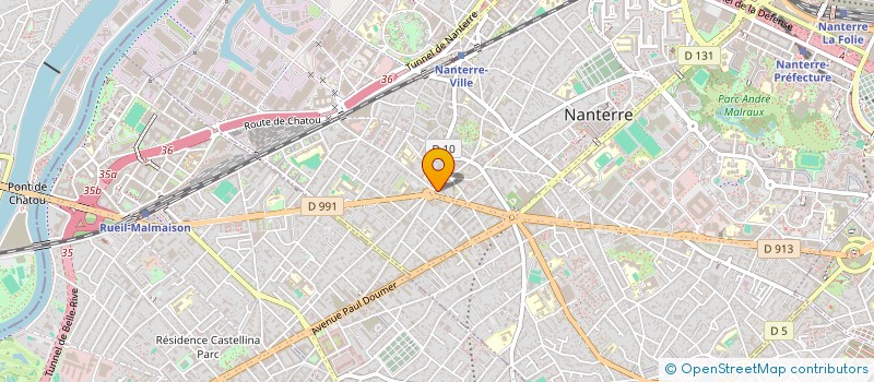 localisation de l'entreprise SCI FL  NANTERRE