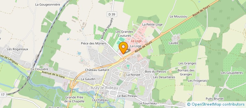 localisation de l'entreprise SCI FL à AZAY-LE-RIDEAU