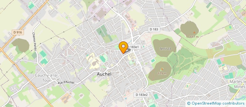 localisation de l'entreprise SCI FL  AUCHEL