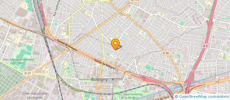 localisation de l'entreprise SCI FL  BOBIGNY