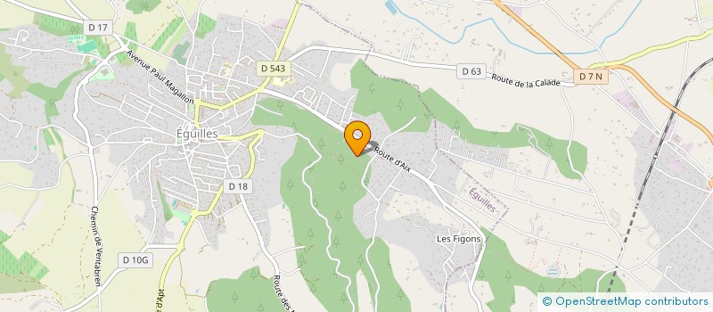 localisation de l'entreprise SCI FL  EGUILLES