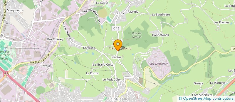 localisation de l'entreprise SCI FL  SAINT-JEAN-BONNEFONDS