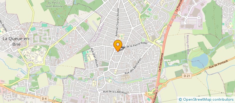 localisation de l'entreprise SCI FL BOULOGNE à PONTAULT-COMBAULT