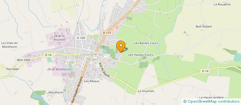 localisation de l'entreprise SCI FL FOLLETIERE  LOUVIGNE-DU-DESERT