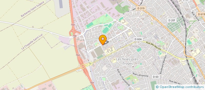 localisation de l'entreprise SCI FL IMMOBILIER à LA CHAPELLE-SAINT-LUC