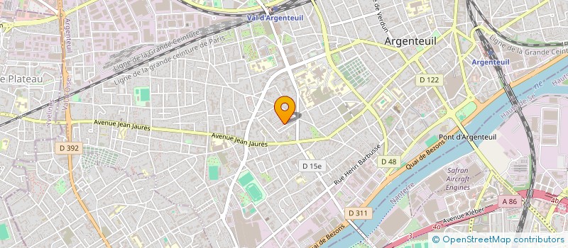 localisation de l'entreprise SCI FL2  ARGENTEUIL