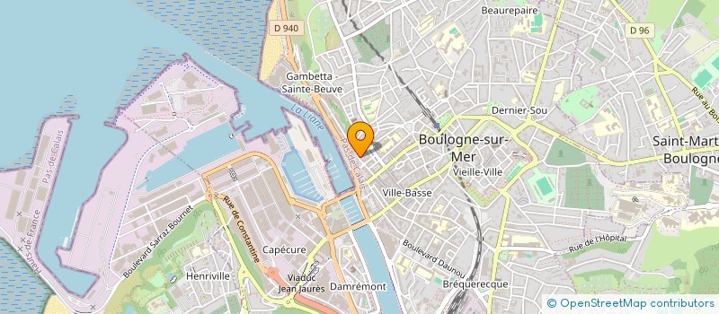 localisation de l'entreprise SCI FLA MA à BOULOGNE-SUR-MER