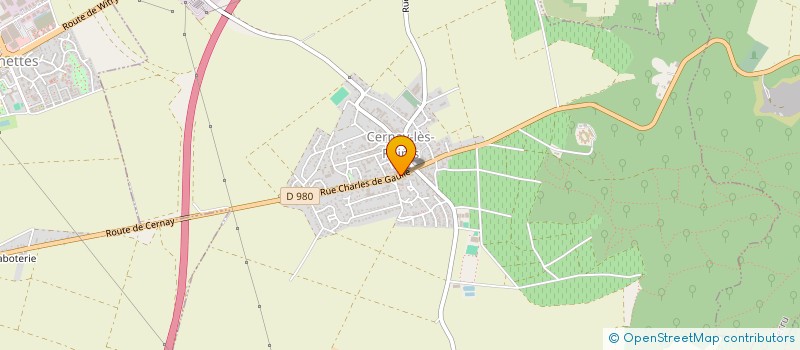 localisation de l'entreprise SCI FLAAP  CERNAY-LES-REIMS