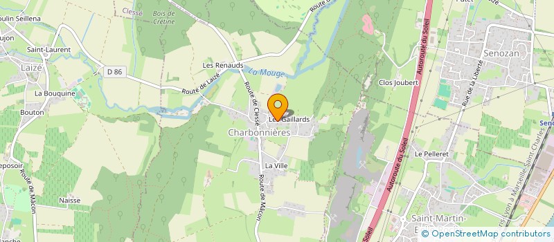 localisation de l'entreprise SCI FLACE LIBERTE  CHARBONNIERES