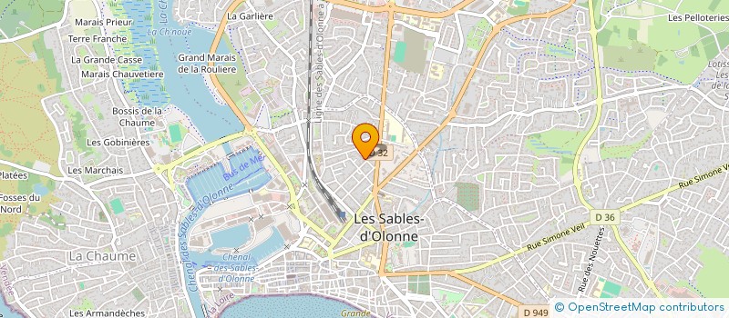 localisation de l'entreprise SCI FLACH à LES SABLES D'OLONNE