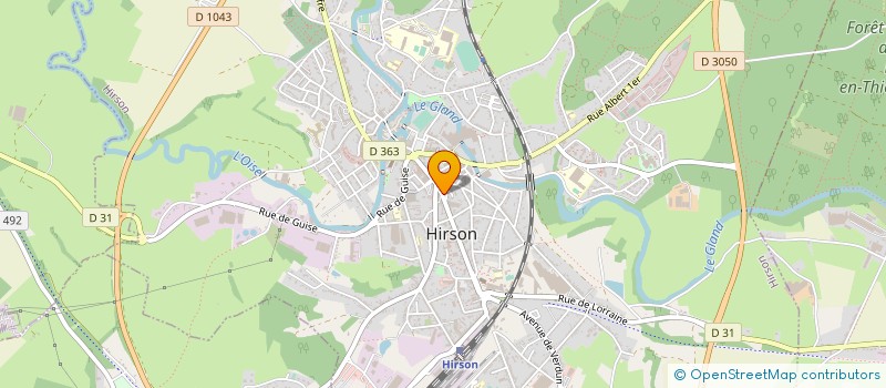 localisation de l'entreprise SCI FLACHE  HIRSON