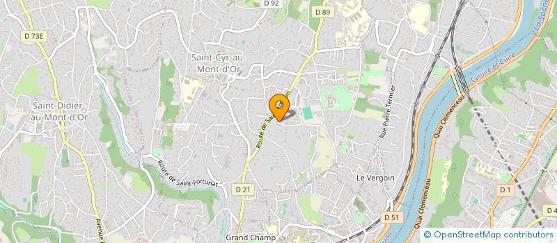 localisation de l'entreprise SCI FLACHERES  SAINT-CYR-AU-MONT-D'OR