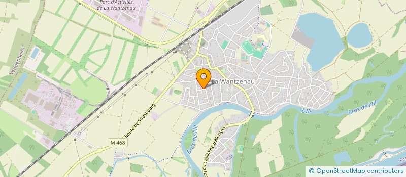 localisation de l'entreprise SCI FLACS  LA WANTZENAU