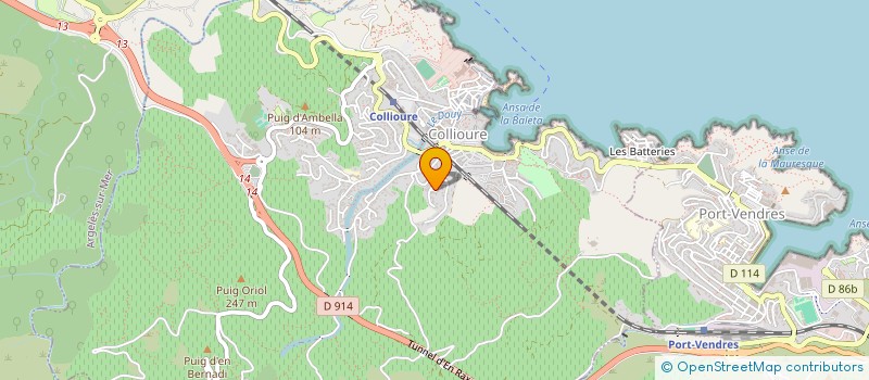 localisation de l'entreprise SCI FLAFLO  COLLIOURE