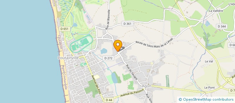 localisation de l'entreprise SCI FLAG à AGON-COUTAINVILLE