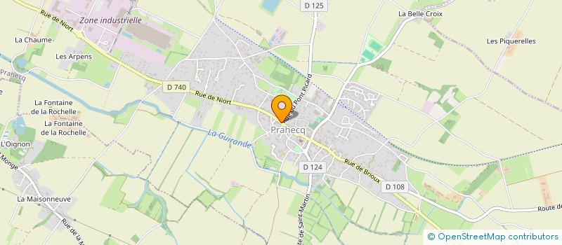 localisation de l'entreprise SCI FLAG  PRAHECQ