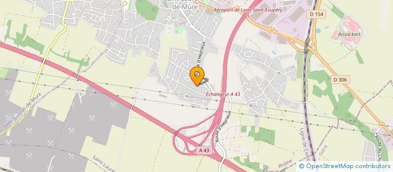 localisation de l'entreprise SCI FLAG  SAINT-LAURENT-DE-MURE